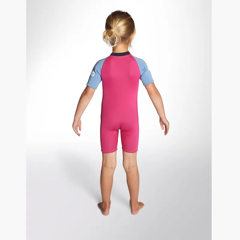 C-Skins C-Kid Baby Shorty Wetsuit Magenta/Powder Blue-1
